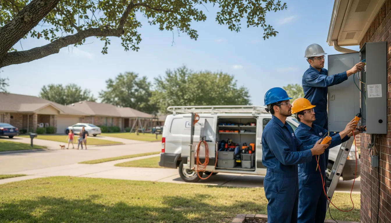 Certified electrician providing emergency electrical services in Lewisville, IN